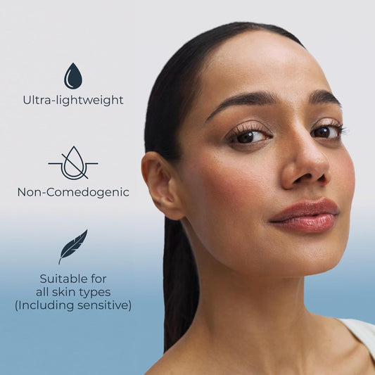 Eucerin Immersive Hydration Smoothing Face Serum, Ultra-Lightweight Hyaluronic Acid Serum Reduces the Look of Fine Lines and Wrinkles, Holiday Gifts for Self Care, 1 Fl Oz Bottle