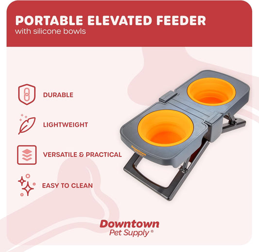 Downtown Pet Supply Raised Dog Bowl