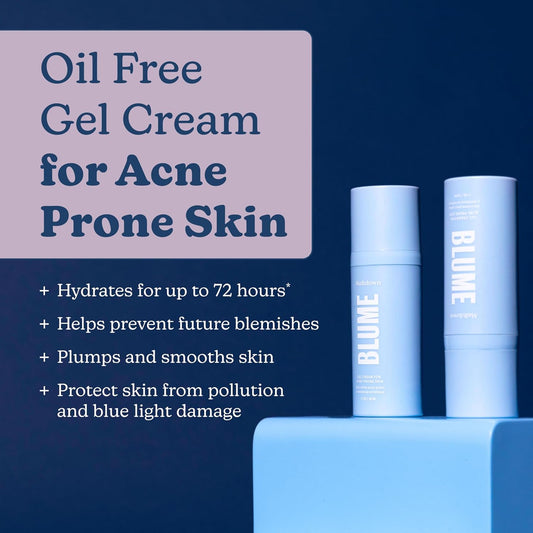 Blume Meltdown Gel Face Moisturizer for Acne Prone Skin