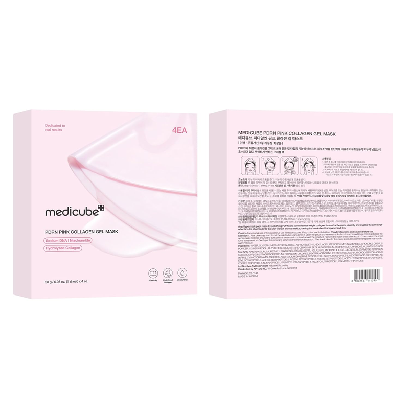 Medicube Salmon DNA Collagen Jelly Gel Mask 28g x 4