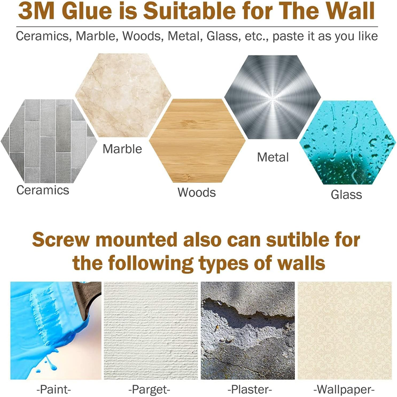 HOSHANHO 16" Acacia Wood Magnetic Knife Strip – Wall-Mounted Holder