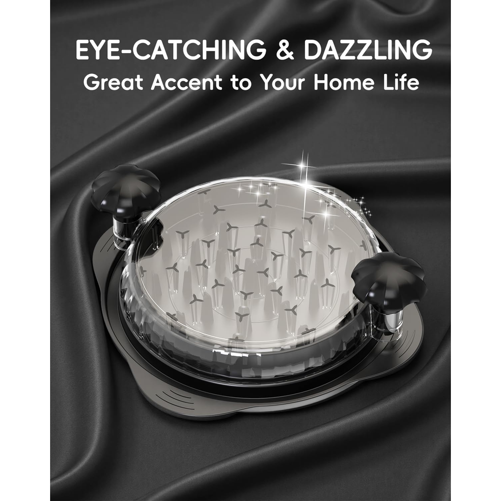 XUPAINC 11.5" Chicken Shredder Tool with Handle and Non-Slip Base – Black