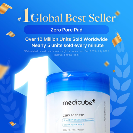 Medicube Zero Pore Pads 2.0 with AHA & BHA – 70 Count