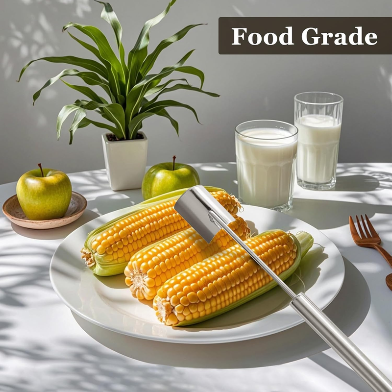 Jocqndia Stainless Steel Corn Kernel Peeler – 2 Pack