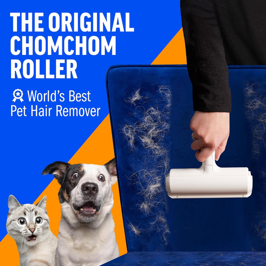 ChomChom Roller Reusable Pet Hair Remover – White