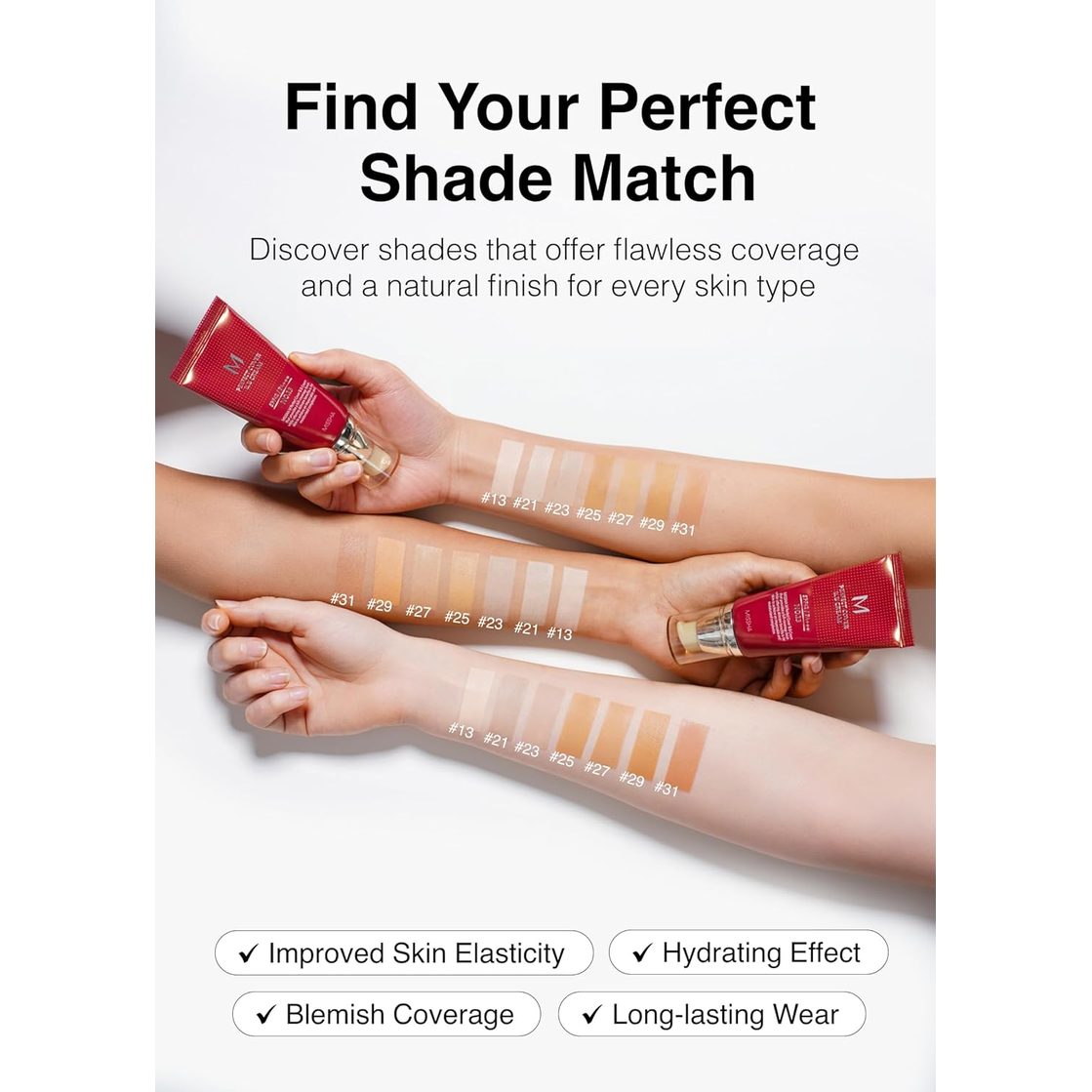 MISSHA M Perfect Cover BB Cream SPF42 PA+++ – No.31 Golden Beige 50ml