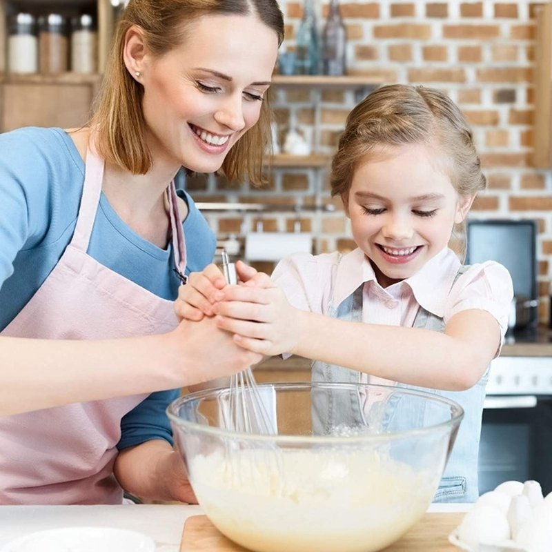 NileHome Stainless Steel Whisk Set of 3 – 8", 10", 12" Balloon Whisks