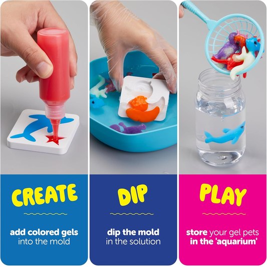 Dan&Darci Aqua Fairy Water Gel Kit – DIY Squishy Toy Craft Set for Kids 6–12