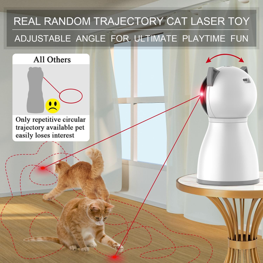 YVE LIFE Rechargeable Laser Toy – Motion-Activated Cat Enrichment Toy