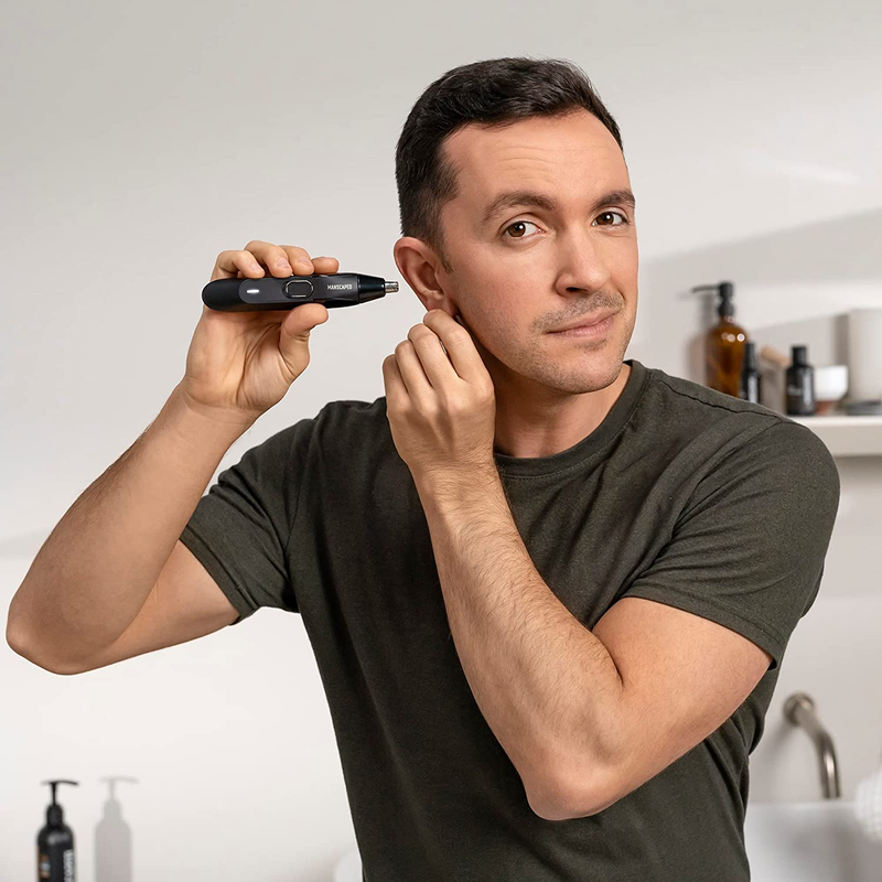 MANSCAPED Weed Whacker 2.0 Nose & Ear Hair Trimmer – Rechargeable