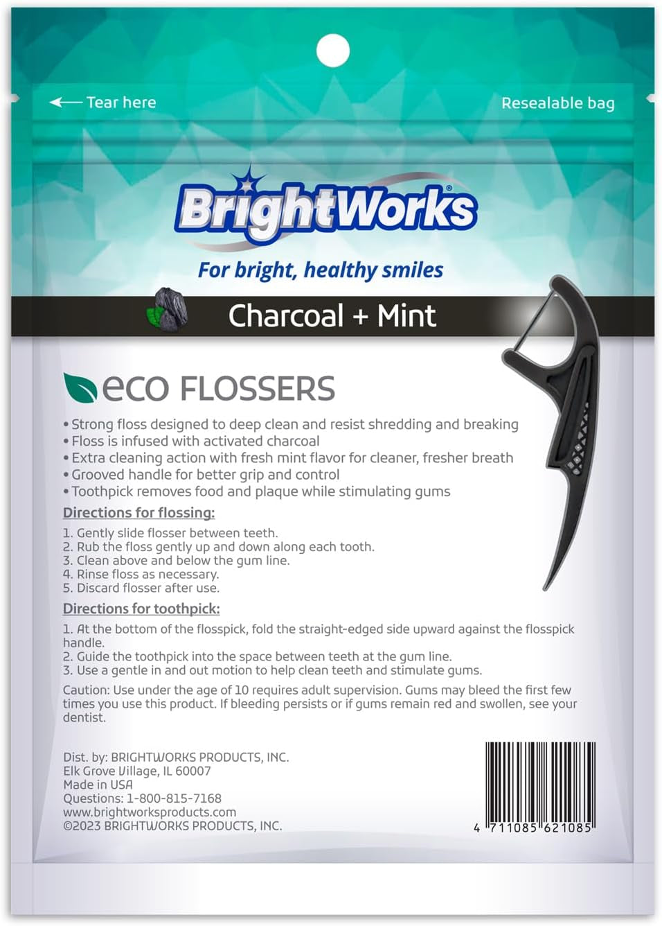 Brightworks ECO Sustainable Floss Picks