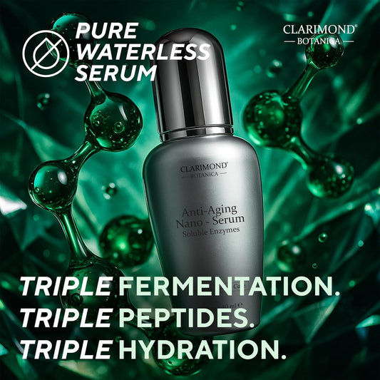 Anti Aging Collagen Peptides Serum for Face W Pro-Xylane for Hydration, Wrinkle Reduction, Firming, & Plumping - Fast Absorbing Skin Care Treatment W/Nano Fermentation for Women & Men