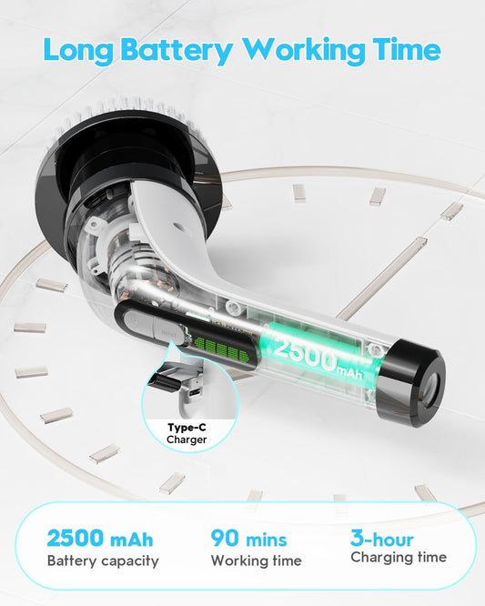 Electric Spin Scrubber for Cleaning Bathroom