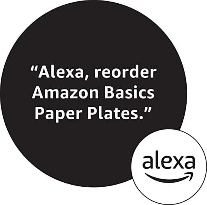 Amazon Basics Everyday Paper Plates, 8.62 Inch, Disposable, 200 Count
