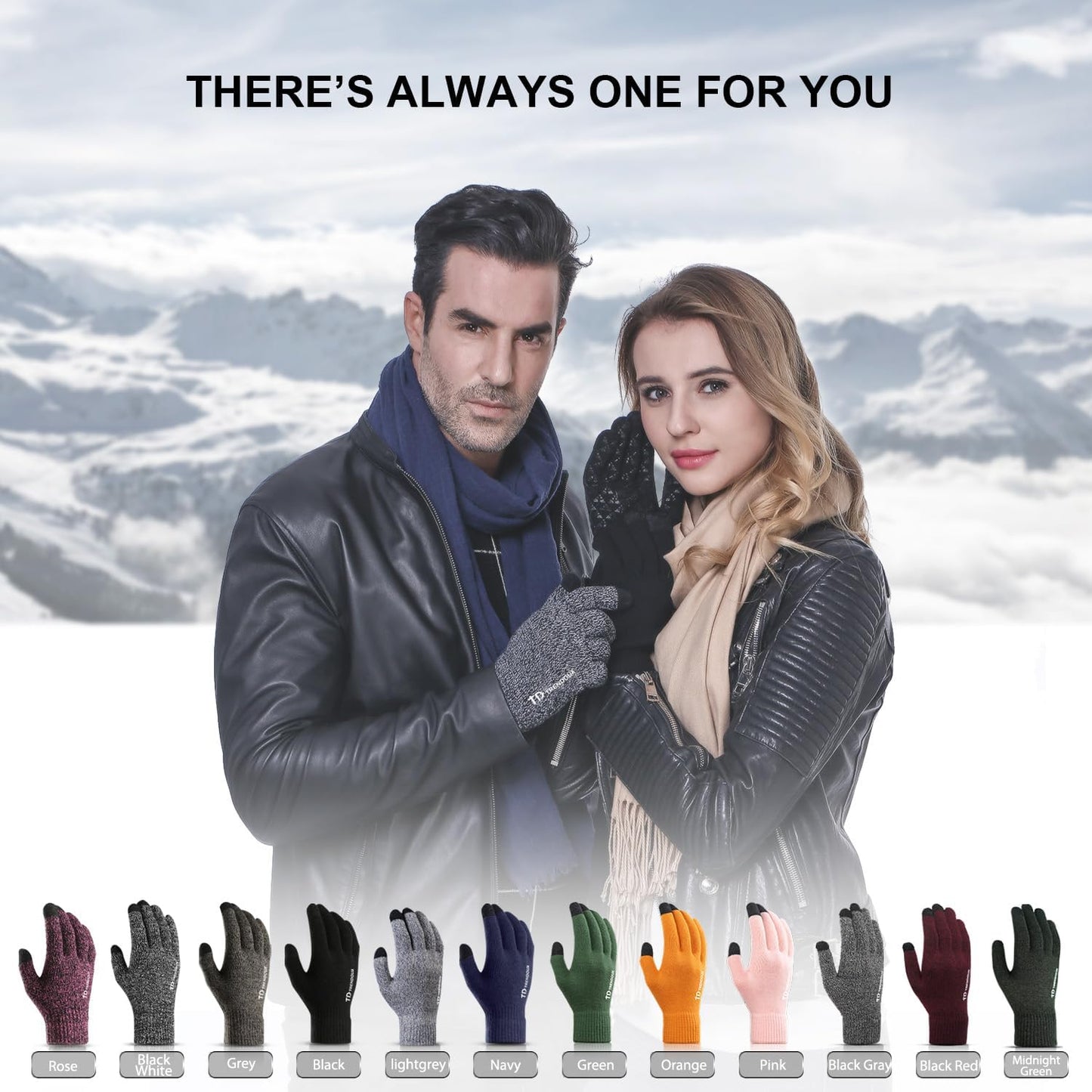 TRENDOUX Winter Gloves for Men Women