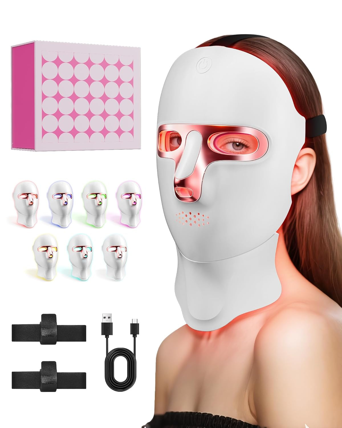 FOLOKE LED Light Therapy Mask Skin Care Mask