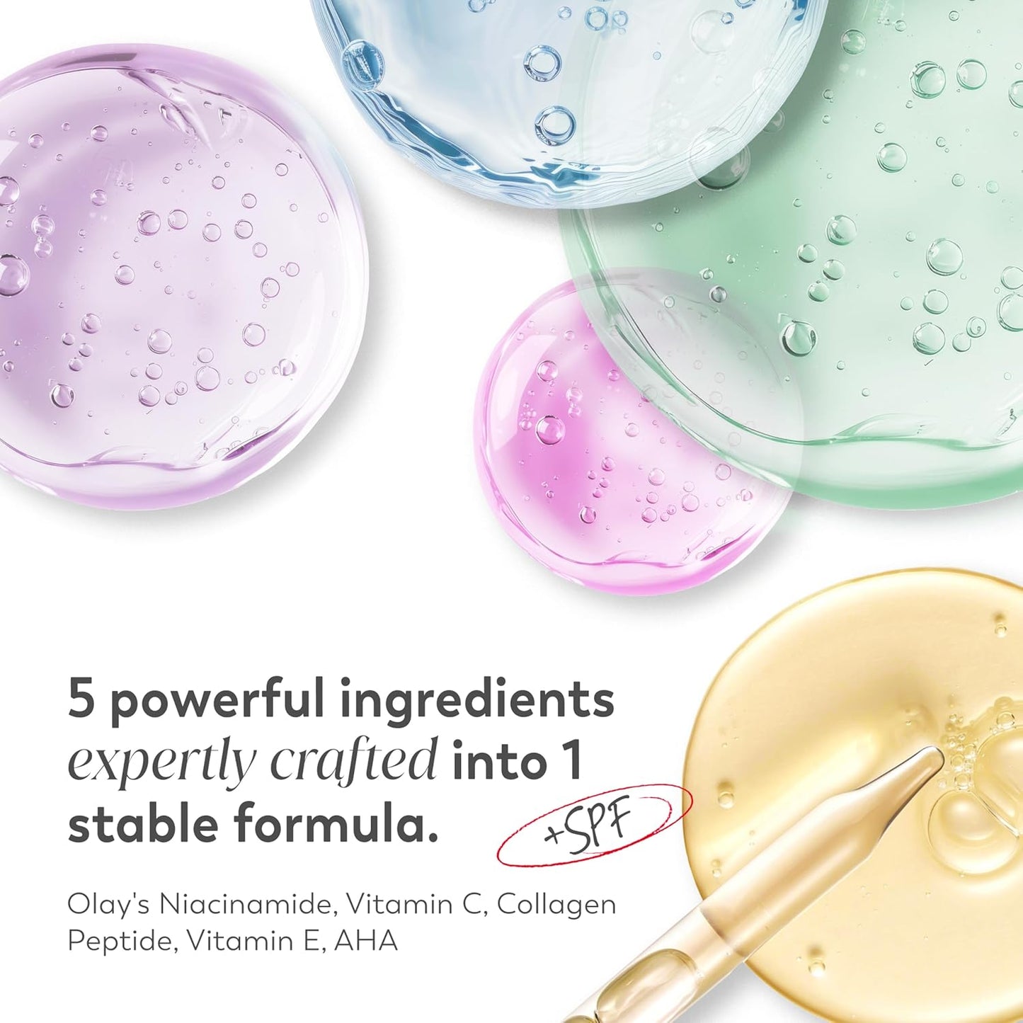 Olay Super Cream with Sunscreen SPF 30, Lightweight Face Moisturizer with Sun Protection, 5-In-1 Skin Care Benefits - Hydrating, Brightening, Firming - Niacinamide, Vitamin C, Collagen Peptide, 1.7 Oz