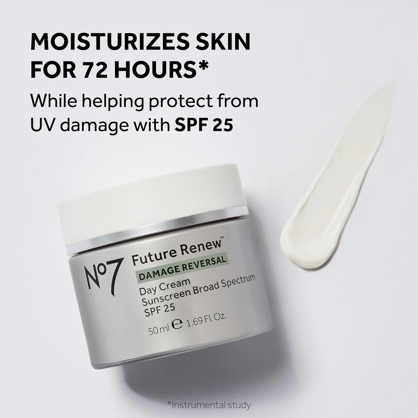 No7 Future Renew Damage Reversal Skincare Set - anti Aging Face Serum (.33 Fl Oz), Day Cream with SPF 25 (1.69 Fl Oz) & Night Cream (1.69 Fl Oz) - Reverses Visible Signs of Sun Damage - 3-Piece Set