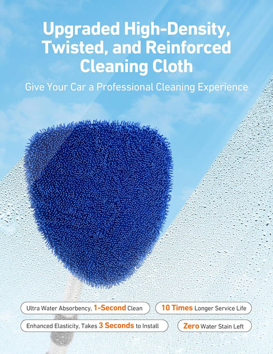 Astroai Windshield Cleaner Tool, Car Interior Detailing Cleaning Kit 