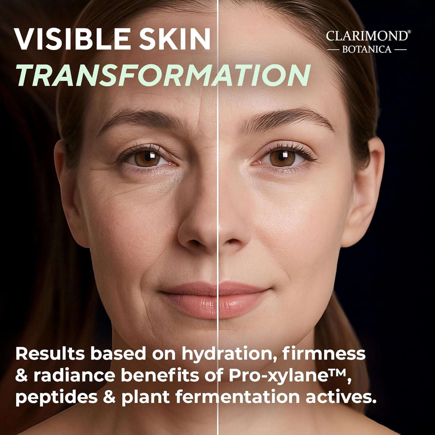 Anti Aging Collagen Peptides Serum for Face W Pro-Xylane for Hydration, Wrinkle Reduction, Firming, & Plumping - Fast Absorbing Skin Care Treatment W/Nano Fermentation for Women & Men