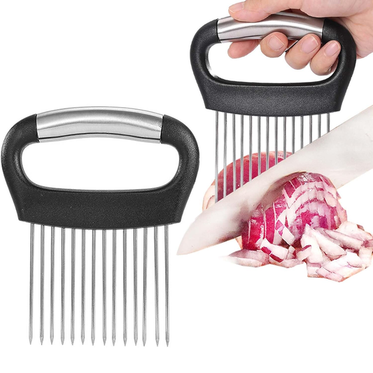JAYVAR Stainless Steel Onion Slicer & Meat Tenderiser Tool