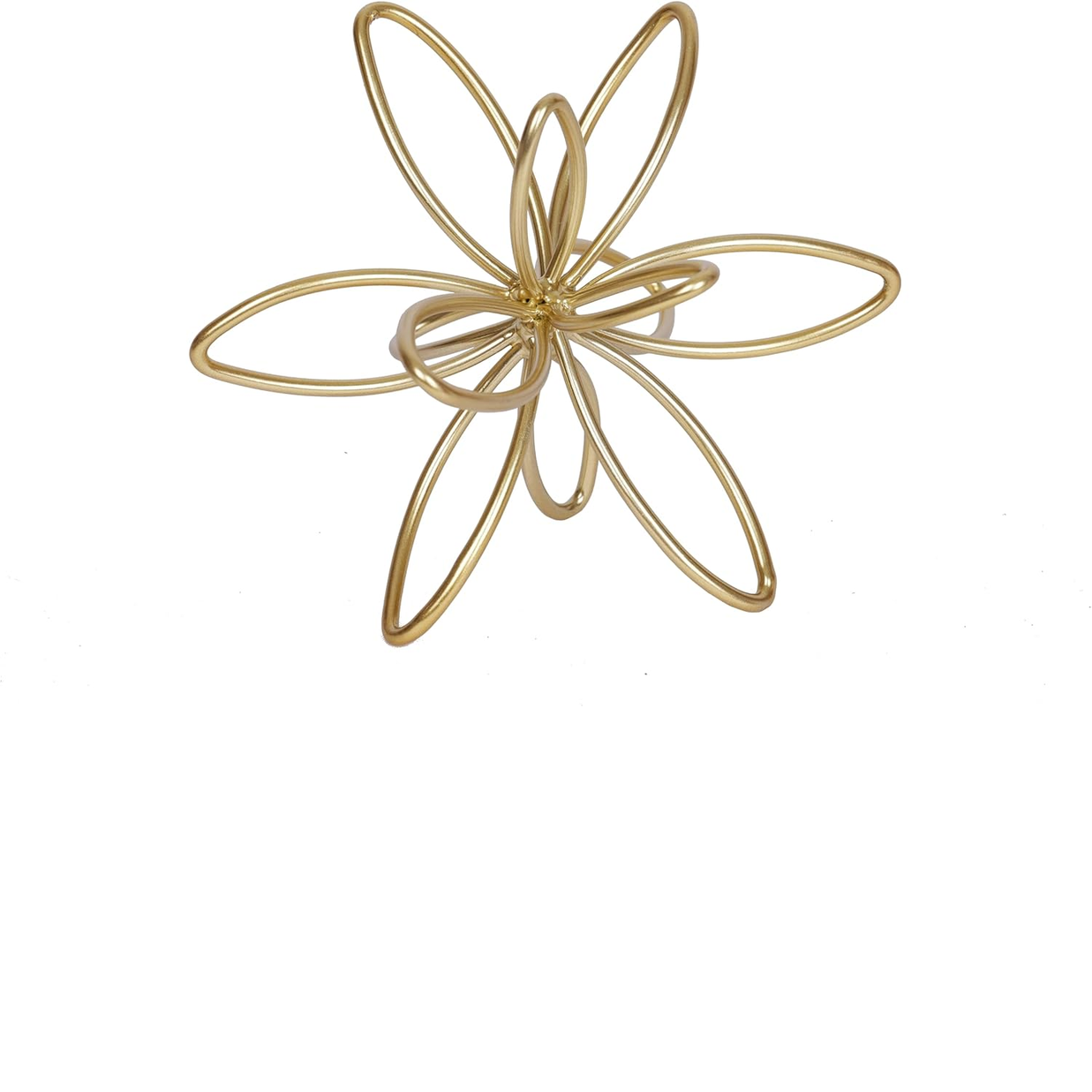PUHOZN Gold Metal Geometric Sculpture – Modern Decorative Sphere Figurine