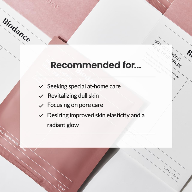 BIODANCE Bio-Collagen Real Deep Hydrogel Mask – 4 Pack