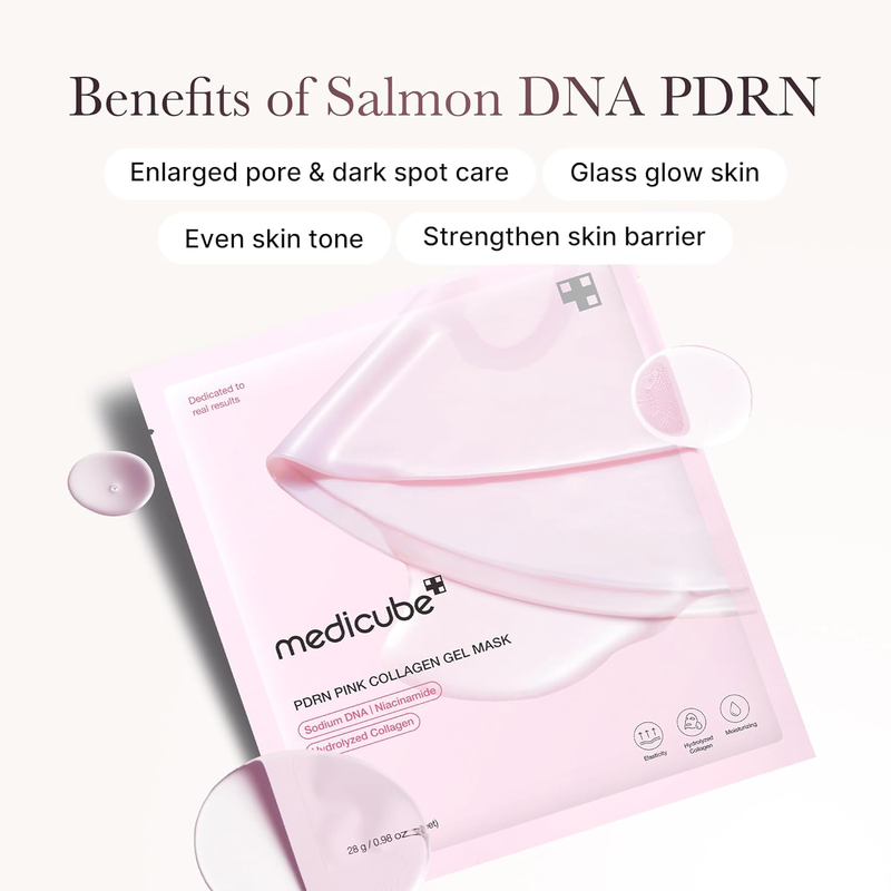 Medicube Salmon DNA Collagen Jelly Gel Mask 28g x 4