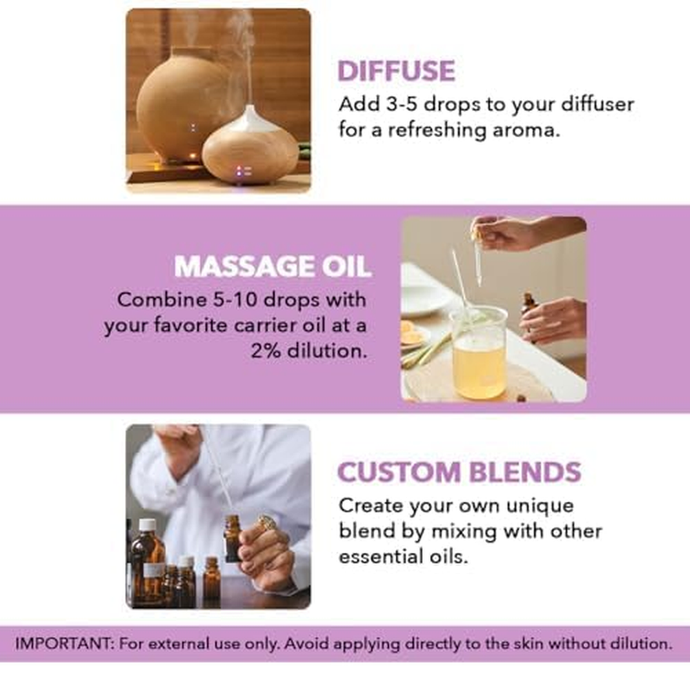 Majestic Pure Lavender Essential Oil with Glass Dropper | 4 Fl Oz
