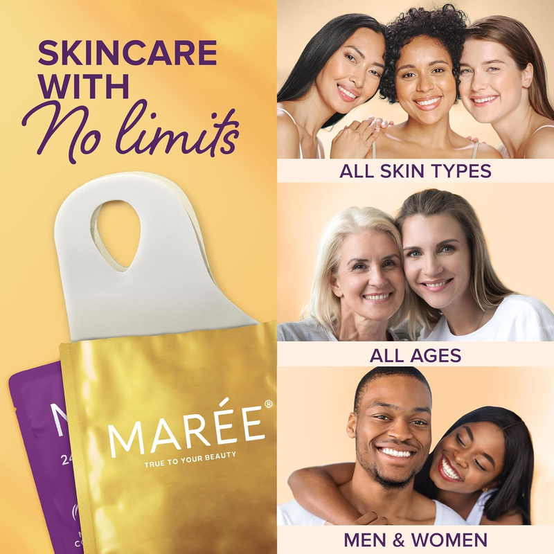 MAREE Collagen & Hyaluronic Acid Facial Sheet Mask 5 Pack
