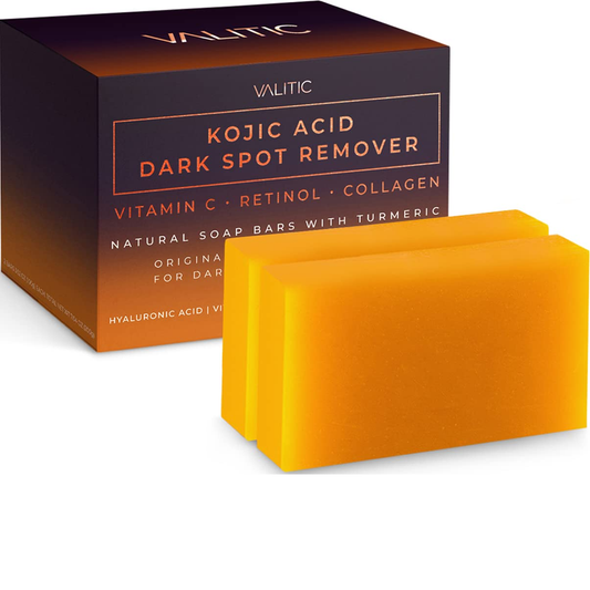 Valitic Kojic Acid Soap with Vitamin C & Turmeric – 2 Pack