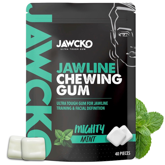 JAWCKO  Ultra-Tough Jawline Chewing Gum 40 Pieces/Pack