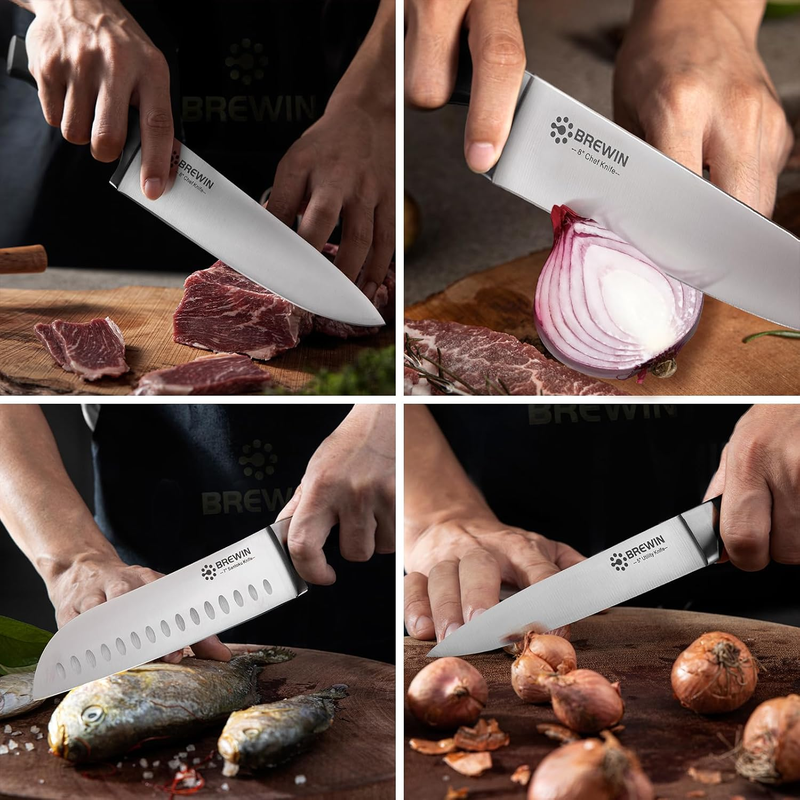 Brewin 3-Piece Chef Knife Set – Japanese High Carbon Stainless Steel