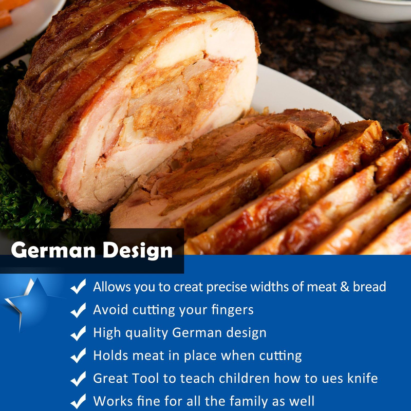KEISSCO Stainless Steel Roast Beef & Bread Slicing Tongs