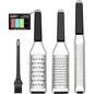 Cambom 3-Piece Stainless Steel Grater Set – Fine, Coarse & Extra Coarse