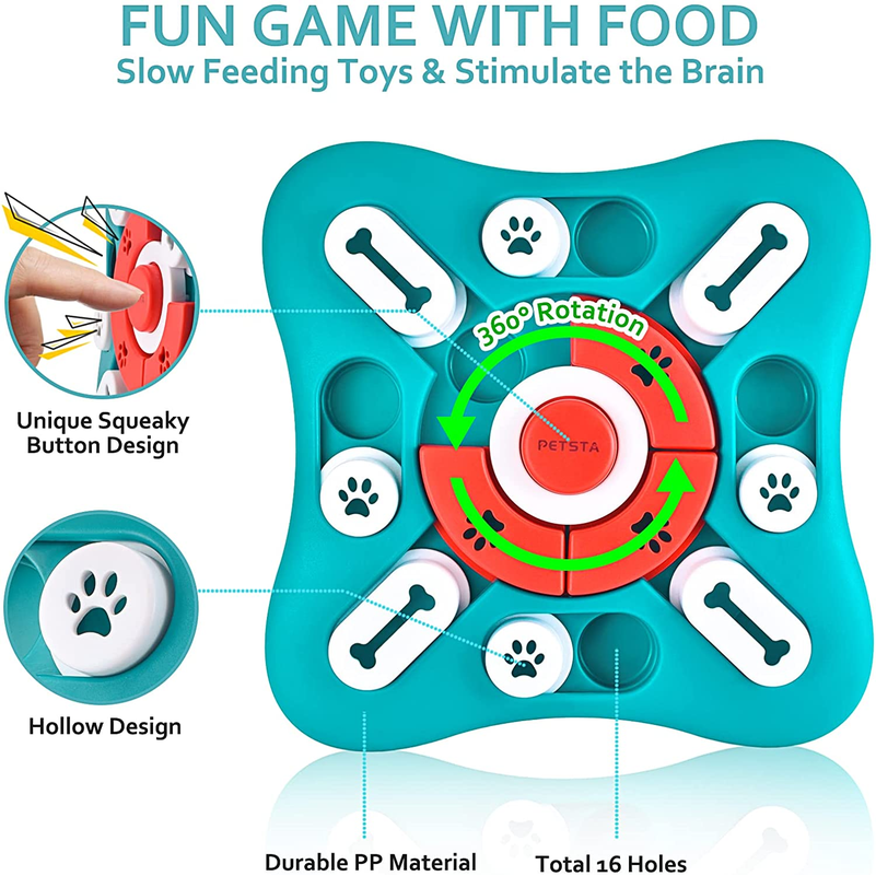 Dog Puzzle Toy – Interactive Slow Feeder for Mental Stimulation & IQ Training
