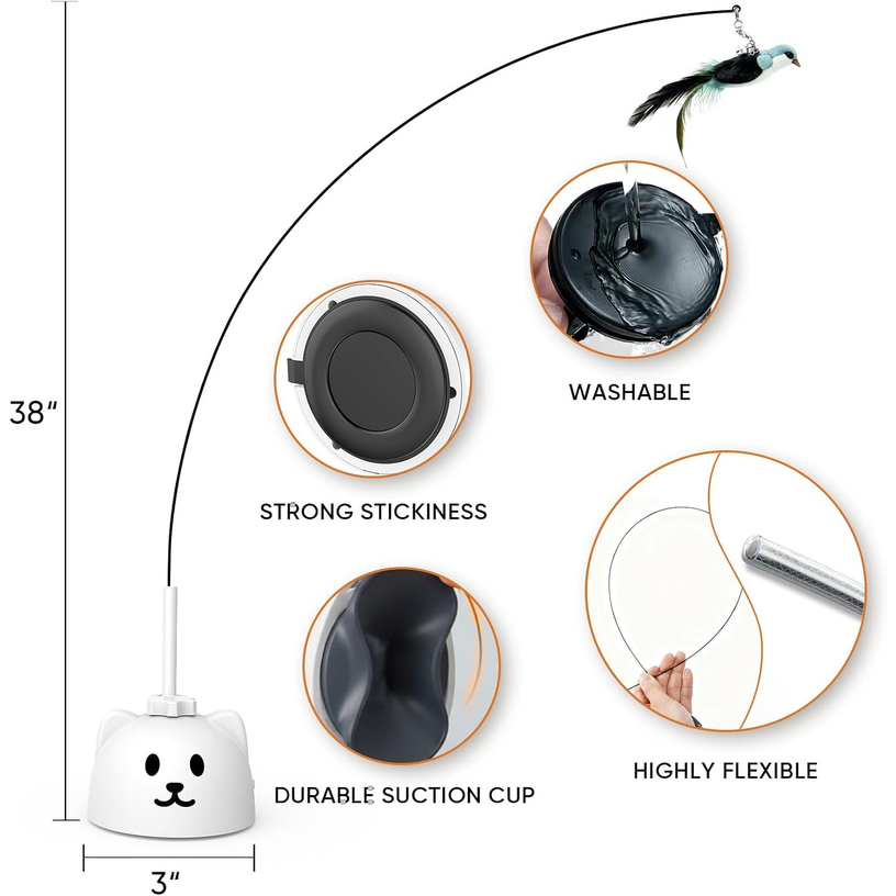 Automatic Flying Bird Cat Toy – Interactive Electric Toy for Indoor Cats