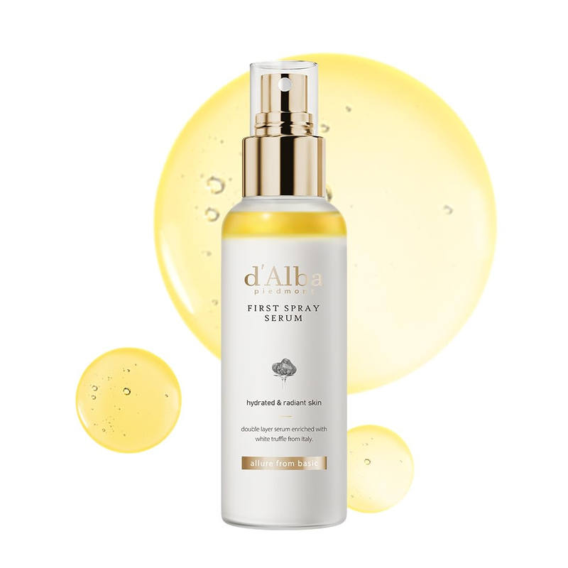 d'Alba White Truffle First Spray Serum 100ml – Vegan Hydrating Face Mist