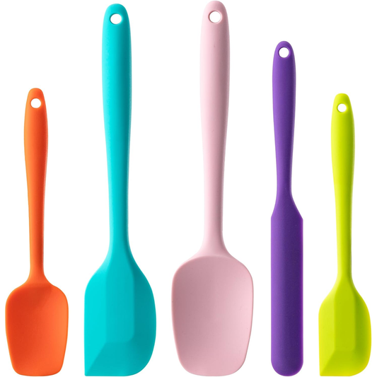 Hoewina 5-Piece Silicone Spatula Set – Heat Resistant Baking & Cooking Tools
