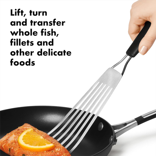 OXO Good Grips Stainless Steel Fish Turner – Slotted Spatula