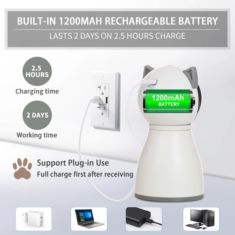 YVE LIFE Rechargeable Laser Toy – Motion-Activated Cat Enrichment Toy