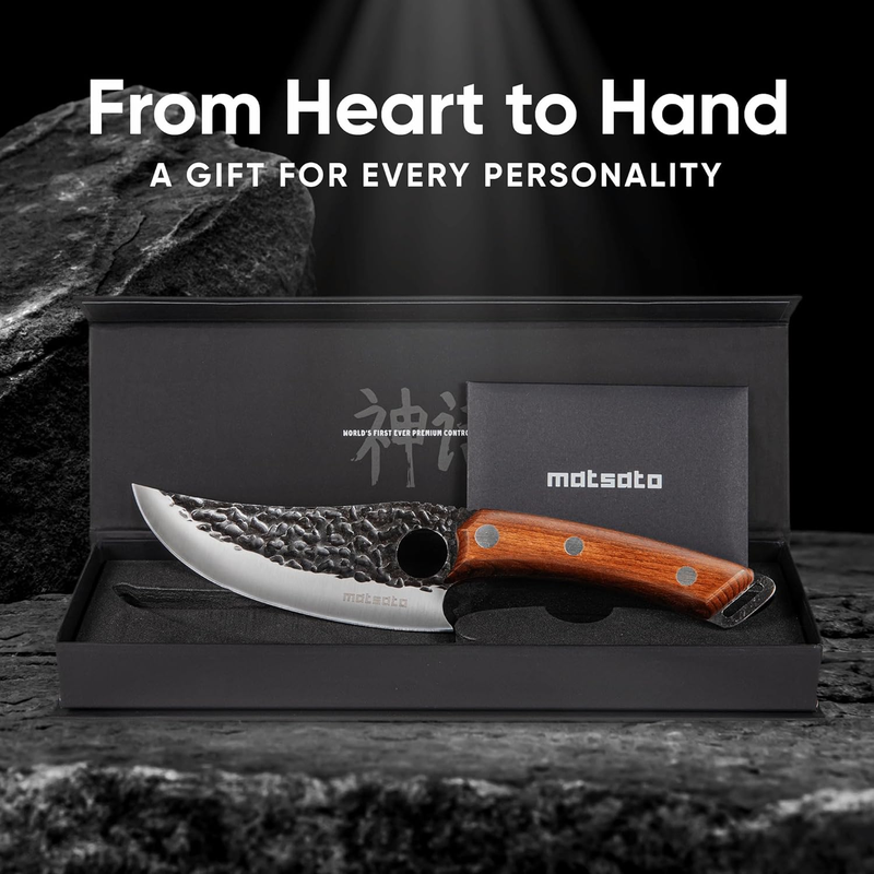 Matsato 5.8 Inch Japanese Steel Chef Knife with Wood Handle