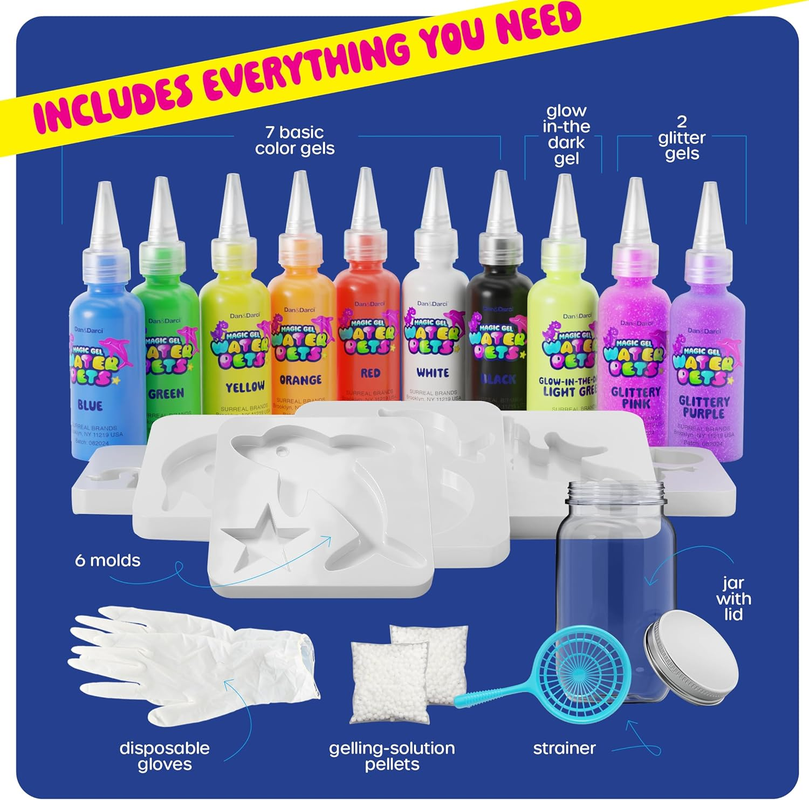 Dan&Darci Aqua Fairy Water Gel Kit – DIY Squishy Toy Craft Set for Kids 6–12