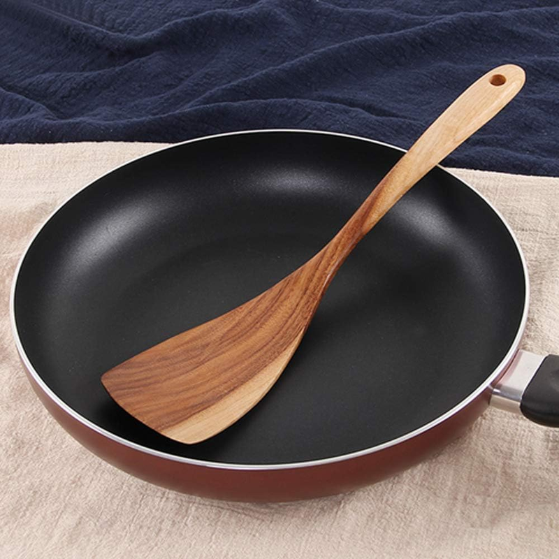 Renawe 5-Piece Acacia Wood Cooking Utensil Set – Spoons & Spatulas