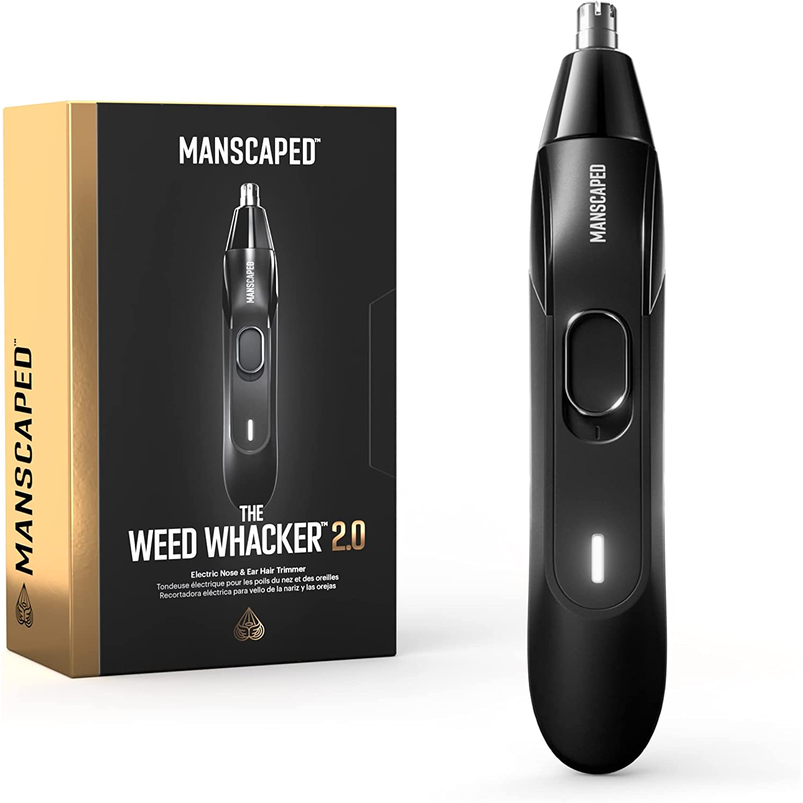 MANSCAPED Weed Whacker 2.0 Nose & Ear Hair Trimmer – Rechargeable