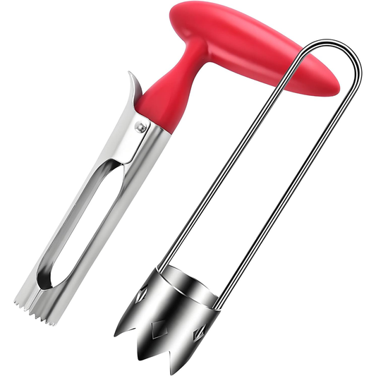 RuiJinGen Stainless Steel Fruit & Vegetable Corer Set – Pepper & Apple Tools
