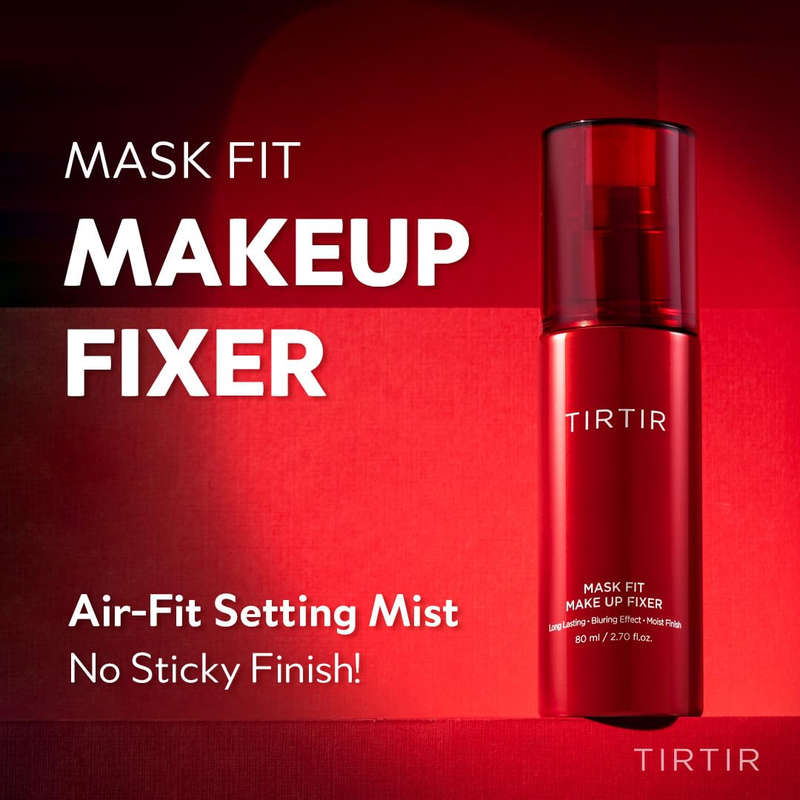 TIRTIR Mask Fit Make-up Fixer 80ml – Long-Lasting Lightweight Setting Spray
