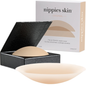 Nippies Nipple Covers for Women - Sticky Adhesive Silicone Pasties - Reusable Pasty Nipple Cover with Travel Box