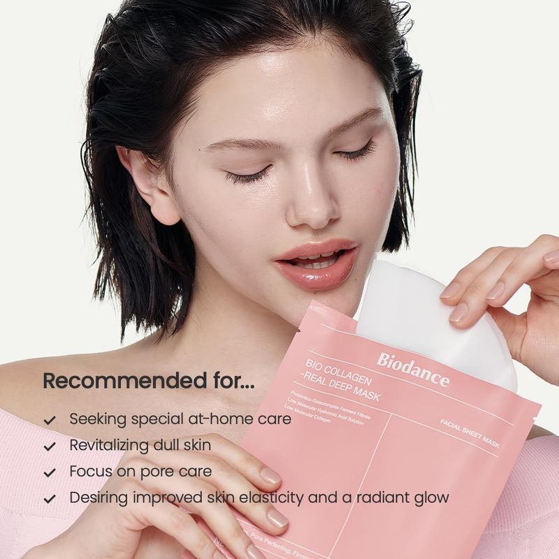 BIODANCE Bio-Collagen Real Deep Hydrogel Mask – 4 Pack