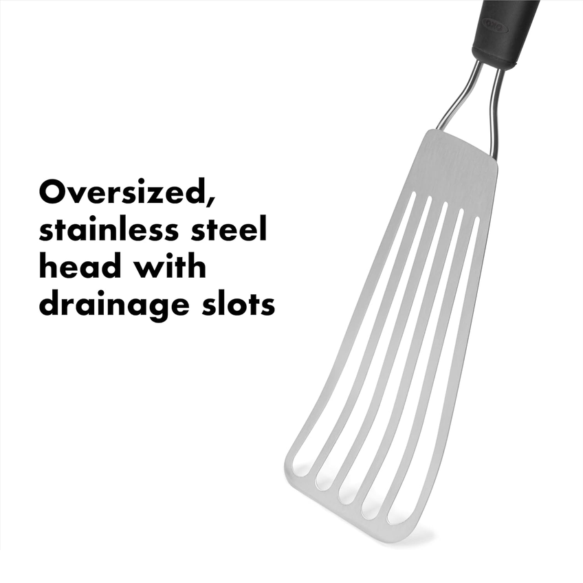 OXO Good Grips Stainless Steel Fish Turner – Slotted Spatula